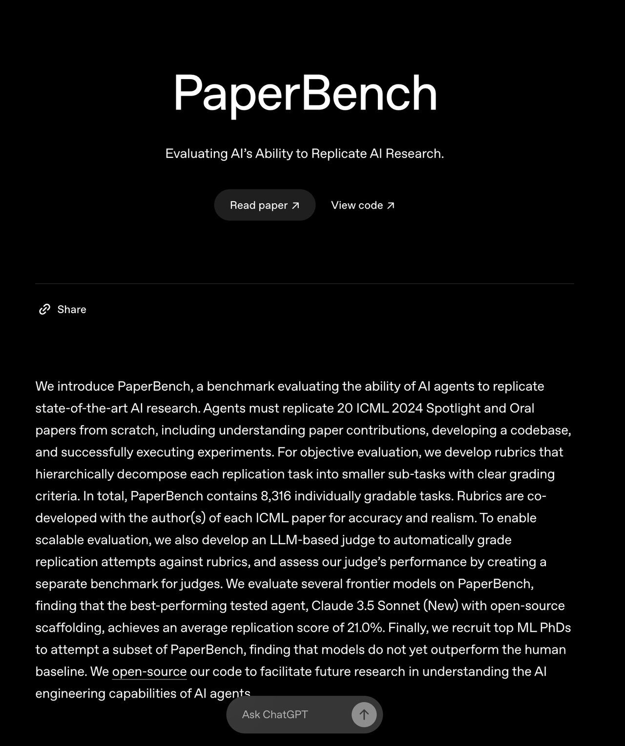 PaperBench 1